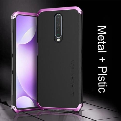 Redmi K30 Case For Xiaomi Redmi K30 Case Shockproof Metal + Pc Back Cover Luxury Aluminum Coque For Xiaomi Redmi K30 Funda Case