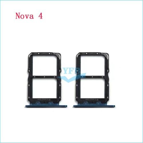 For Huawei Nova 4 Reader Holder Sim Card Tray Holder Slot Adapter
