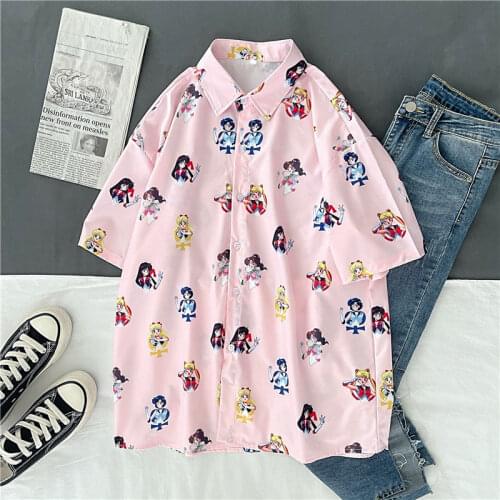 EBAIHUI Pink Blouses