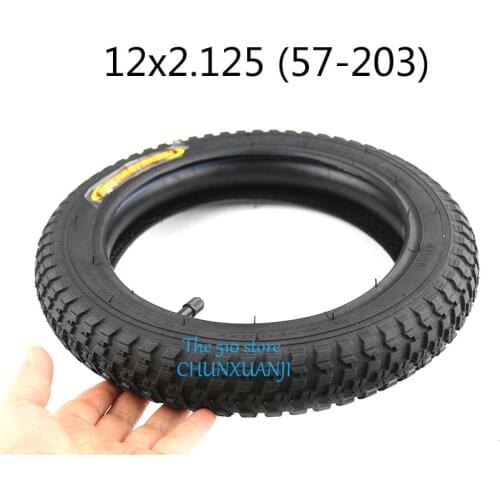 Super quality Bike Stroller Urban Electric Scoote Tire Set 12 1/2 x 2 1/4 inner and outer tyre 12 * 2.125 57-203 tube tyre
