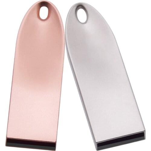 Metal Pen Drive 4GB 8GB 16GB 32GB Customize Logo Usb Flash Drives 2.0 Memory Card High Speed Pendrive 64GB 128 mb USB Stick