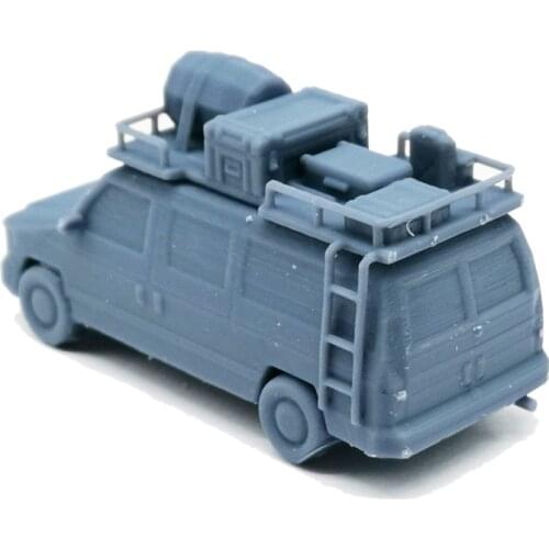 Outland Models Military Scenery Structure Safari Passenger Van 1:87 HO Scale
