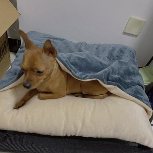 Dog Soft Sofa Kennel Warm Machine Washable Bite Resistant Small and Large Dog Teddy Fighting Sleeping Bag Pet Mattress Cat Nest