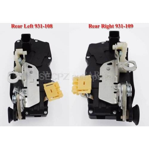 Pair Rear Door Lock Actuator For Cadillac Escalade Chevy Tahoe GMC Yukon driver and passenger side