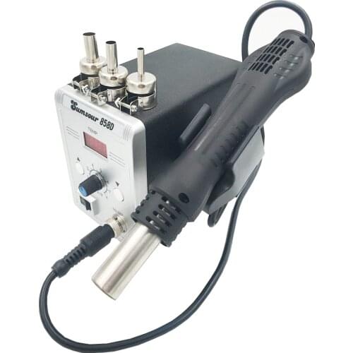 New Solder Station 858D Hot Air Gun Desoldering Soldering Rework Welding Machine SMD 110V / 220V 700W Heat Gun Repair Tools