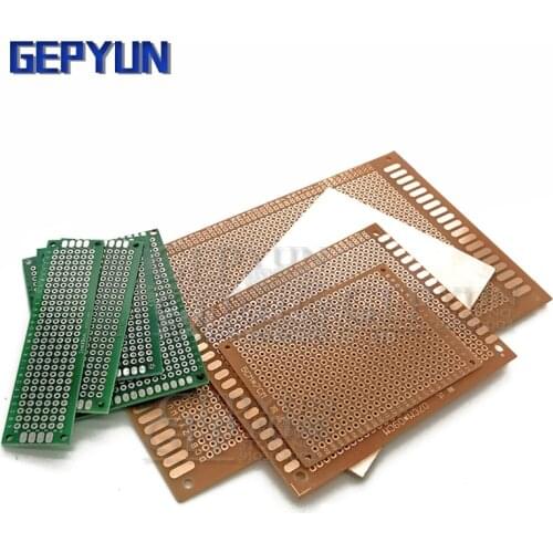 5pcs PCB 5x7 4x6 3x7 2x8 10x15 9x15 7x10 7x9 4*6cm Fdkjgecf Side Copper prototype pcb KIT Universal Board for Ardui