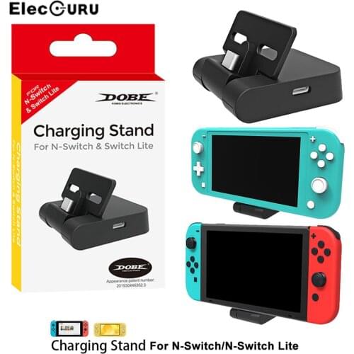 Charging Stand for N- Switch/Lite Console Adjustable Type-C Charging Dock Bracket for Nintendo Switch/Lite Game Accessories