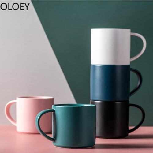 Pink China Bone Coffee Mug Handmade Breakfast Afternoon Tea Cup Nordic Simple Tazas De Ceramica Creativas Travel Mugs Christmas