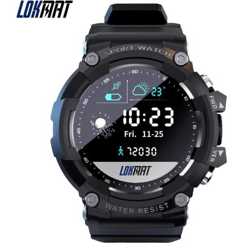 Newest LOKMAT ATTACK 2 Sports Smart Watch Fitness Tracker Bluetooth IP68 Waterproof Watches Heart Rate Tracker for Android IOS
