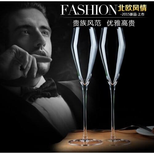 Special offer unleaded crystal glass champagne glass red wine goblet of wine set Wine bubble cup