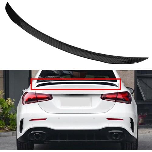 Rear Trunk Lip ABS Wing Spoiler Car Styling For Mercedes Benz A Class W177 A160 A180 A200 A220 A250 A35 AMG Line Sedan 2019