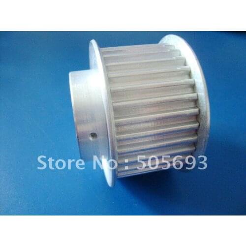 STS/STPD S3M Aluminum Timing Belt Pulley with Double Flanges and Hub