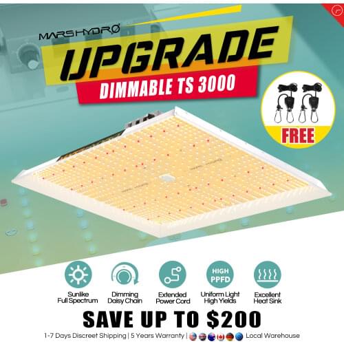 Newest Mars Hydro TS 3000W LED Grow Light Full Spectrum Veg Flower for All Stage Plant