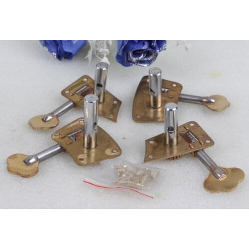 Yinfente 1set 4/4 Cello Peg String Winder Conjoined Brass machine Head cello Pegs