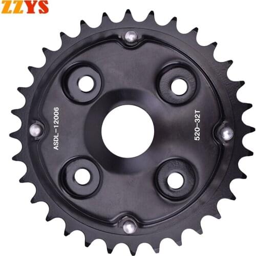 520 32T 32 Tooth Motorcycle Rear Sprocket Gear Staring Wheel For Honda CM250 CM250C CD250 CD250U CA250 CA250T Rebel CA CD CM 250