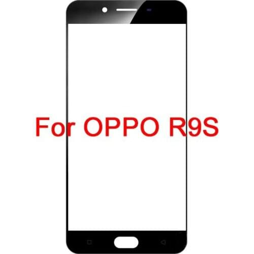 10PCS Outer Screen Front Touch Panel LCD Display For OPPO A92S Find X R7 R7P R9S R9SK Out Glass Cover Lens Repair Replace