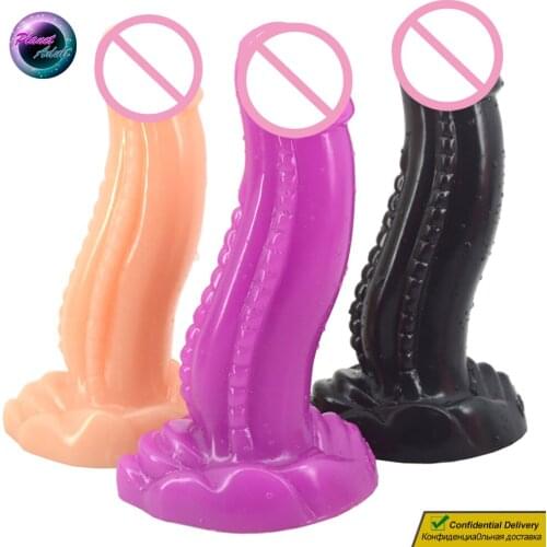 PVC Dragon Dildo Female Masturbator Anal Plug Dinosaur Penis Dick Pussy Vagina Prostate Masturbation Sex Toys for Women Gay Men