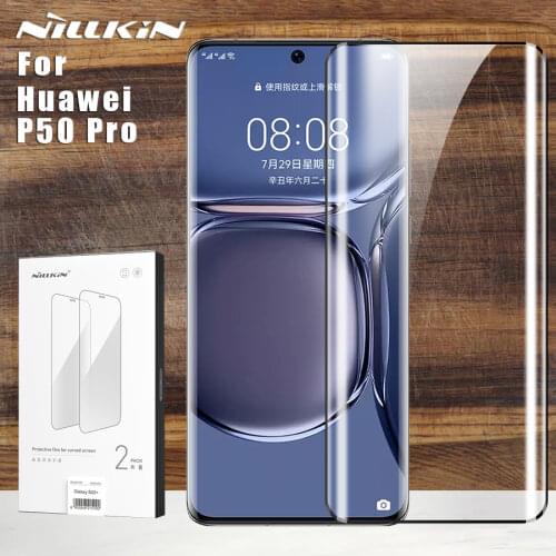 Nillkin for Honor 50 Glass 2pcs Impact Resistant Curved Film Glass Screen Protector for Honor 50 5G