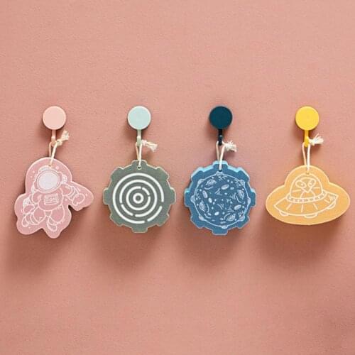 4Pcs Scouring Pad Cartoon Dishwashing Sponge Household Kitchen Cleaning Cloth Non-woven Fabrics Cleaning Sponge Accesssaries