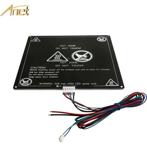 Anet A6 A8 MK3 12V Hotbed Aluminum Heated Bed with line Upgraded MK3 hotbed for Mendel RepRap i3 3d printer parts Hot-bed