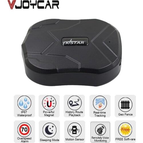 TK905 Car GPS Tracker Waterproof Magnet 90 Days Long Battery Life 2G TKstar GPS Locator Vehicle Tracking Fleet Management Device