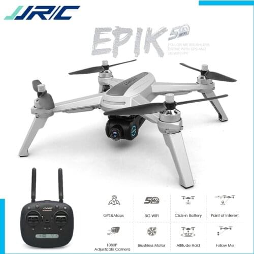 JJRC JJPRO X5 RC Drone 5G WiFi FPV Drones GPS Positioning Altitude Hold 1080P Camera Point of Interesting Follow Brushless Motor