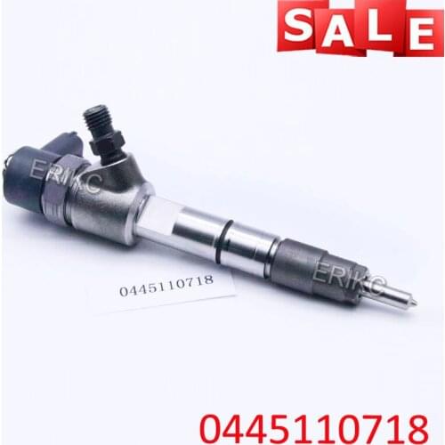 ERIKC Common Rail Spray 0445110718 Injection OEM 1100200FA130 CR Fuel Injector 0445 110 718 Spray Nozzle 0 445 110 718 for JAC