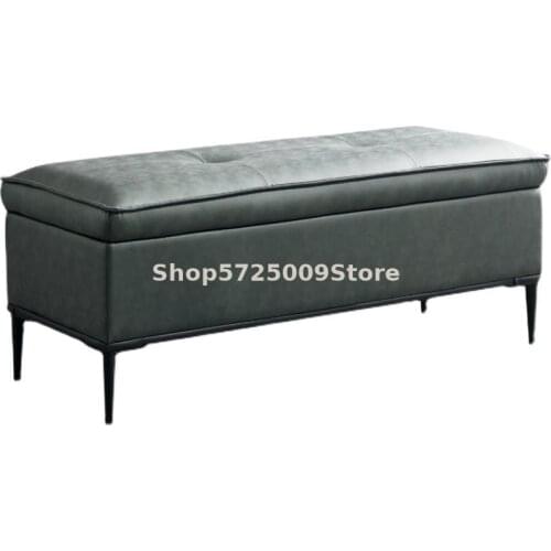 Italian Wear-resistant And Wash Free Technology Cloth Try On Shoes Change Shoes Stool Clothing Store Bench Storage Small Sofa St