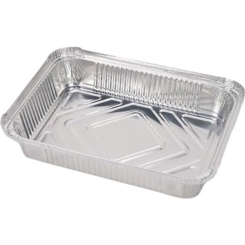 Aluminum Foil Grill Drip Pans,Disposable Foil Trays BBQ Grease Pans Compatible Aluminum Pans Loaf Pans (125Pcs)
