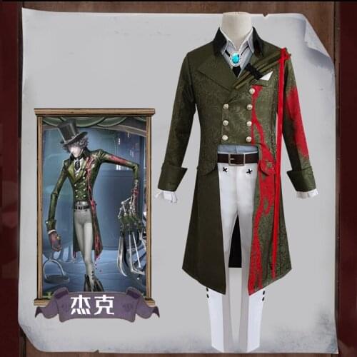 Game Identity V Joker Cosplay Costume Unifrom Regulator Smiley Face New Skin Fashion Suits Halloween Carnival Fancy Party Outfit