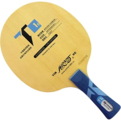 Galaxy YINHE T1s(WOVEN CARBON, T-1 Upgrade) Table Tennis Blade for PingPong Racket Easy to Control and Attack Well indoor