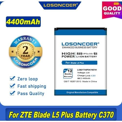 LOSONCOER ZTE Blade L5 Phone Batteries