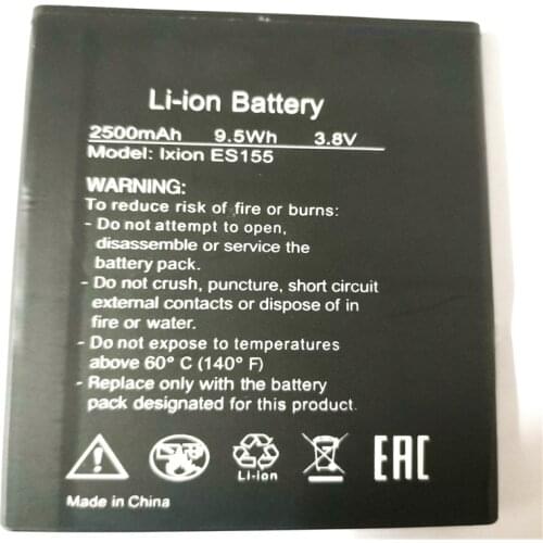 New 3.8V 2500mah Replacement Battery For DEXP Ixion ES155 Vector Phone battery with phone stander