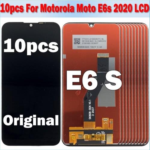 WholeSale 10 Pcs/lot Tested Original For Motorola E6s 2020 XT2053-1 XT2053-2 LCD Display Touch Screen Display Digitizer Assembly