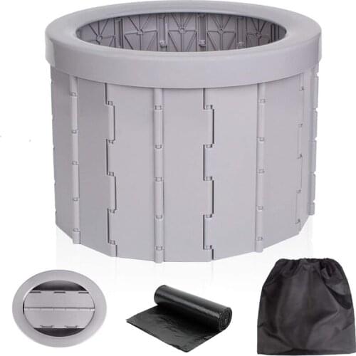 Portable Folding Toilet Porta Potty Car Toilet Camping Toilet For Travel Toilet Seat For Camping Hiking Beach