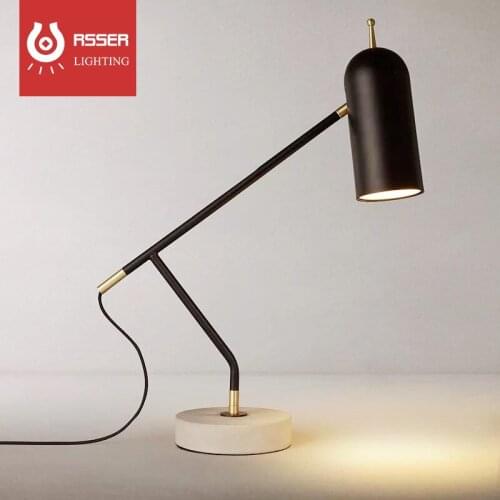 Post modern bedroom bedside glass ball Table lamp bedroom bedside lamp with warm romantic light home