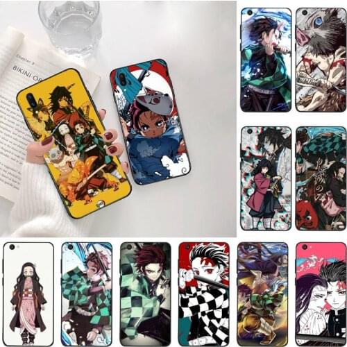 Slayer Kimetsu no Yaiba Luxury Unique Design Phone Cover For Vivo Y91c Y17 Y51 Y67 Y55 Y93 Y81S Y19 V17 vivos5