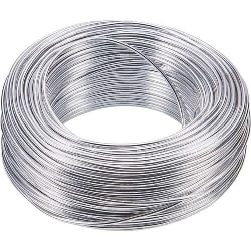 1 Roll of Aluminum Craft Wire Silver for Jewellery Craft, Modelling Making Armatures and Sculpture 2mm x 55M