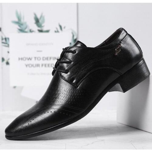Fashion Slip On Men Dress Shoes Men Oxfords Fashion Business Dress Men Shoes New Classic Leather MenS Suits Shoes
