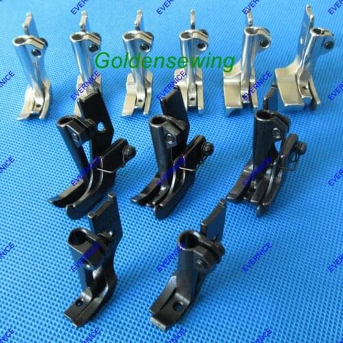 11 pairs ZIPPER WELTING PIPING FOOT with RIGHT EDGE GUIDE for Consew 206 225 226 255 277RB