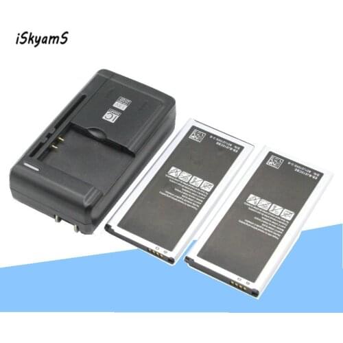 2x 3300mAh EB-BJ510CBE Battery + Universal Charger For 2016 Edition Samsung Galaxy J5 ( 6 ) 2016 SM-J510 J510 J510FN J5109 J5108
