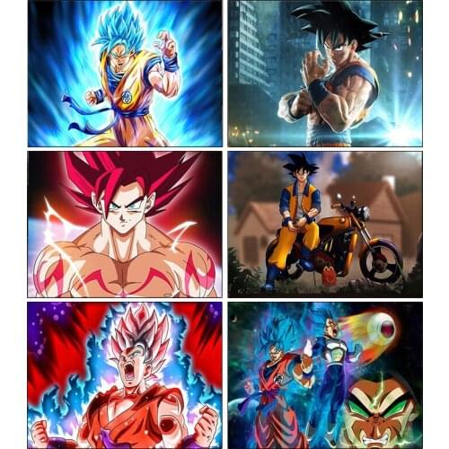 Anime Character Diy 5d Diamond Painting Mosaic Home Decor Diamond Embroidery Cross Stitch Kits