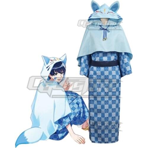 Anime A3! Taiko no Tatsujin Tsukioka Tsumugi Dresses Christmas Halloween Free shipping CG393