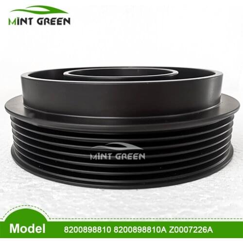 Car AC Compressor Clutch Pulley For Renault Fluence 8200898810 8200898810A 8200720417 771149703 Z0007226A Z0007226B Z0003234A