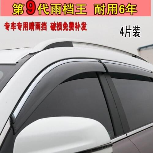 Automobile styling ABS car The window sunshade rain shelter For 2015 Renault Fluence Auto parts