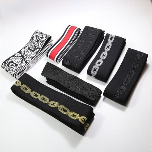 Elastic Bands 27~50MM Elastic Ribbon Clothing Bags Trousers Elastic Rubber 5CM DIY Sewing Accessories rubber band