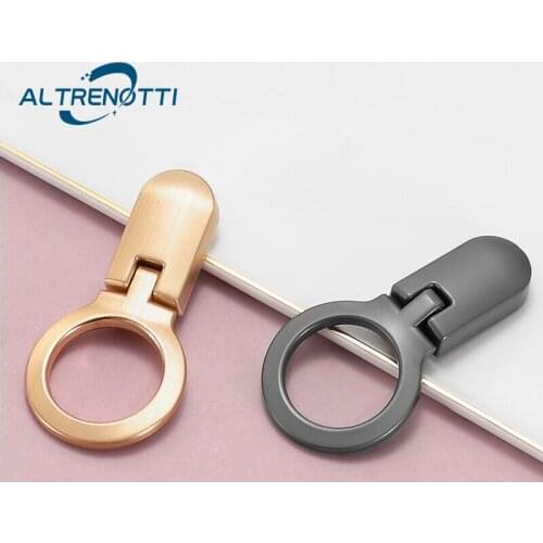 Creative Handle Cabinet Furniture Gray Gold 16mm Kitchen Drawer Zinc Alloy Ring Door Pull Modern Simple Wardrobe Cupboard Knob