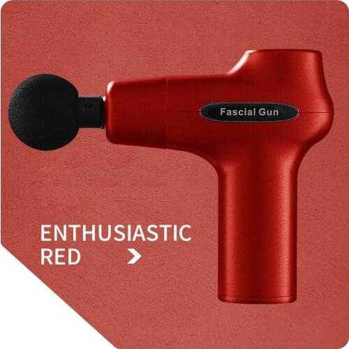 Mini Fascia Gun Deep LCD Display Therapy Massage Gun 8 Gears Body Massage Relaxation Pain Relief 4 Replaceable Massage Heads