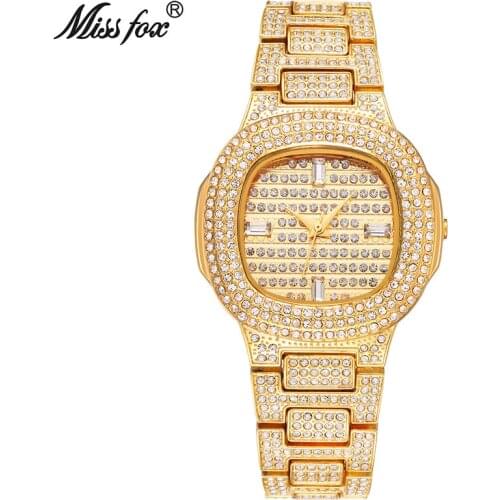 Fashion Diamond Women Watch Full Diamand Waterproof Feminine Fashion Ladies' Watch Small Quartz Wristwatch Gifts for Women Clock