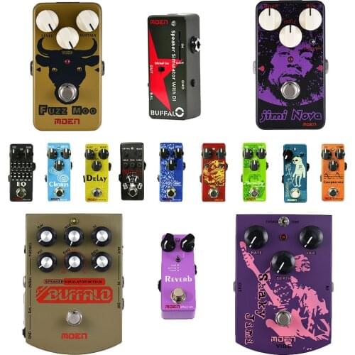MOEN Guitar Effects Pedals Shaky Jimi BUFFALO Jimi Nova Fuzz Moo Distortion